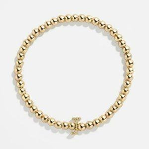 Baublebar Initial Pisa Bracelet: Gold Twist-Letter J